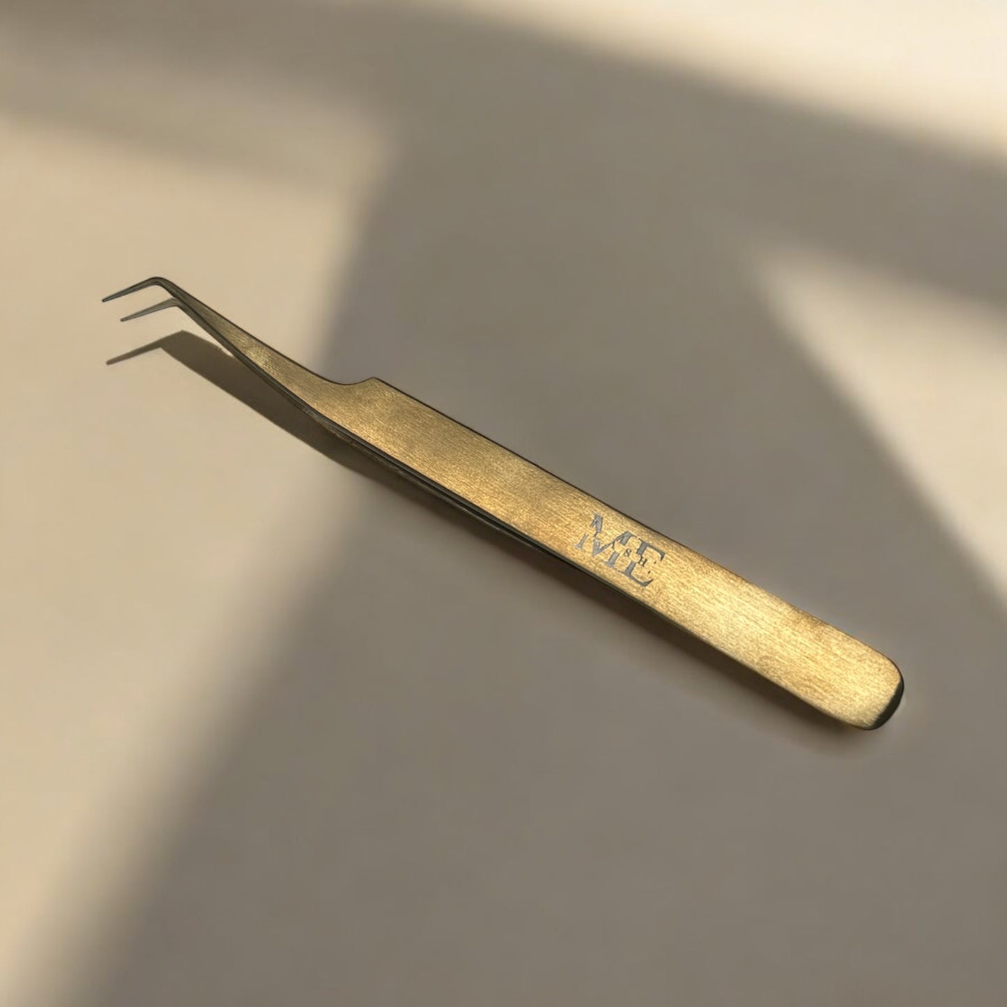 45 Degree Tweezer - Brushed Gold Collection