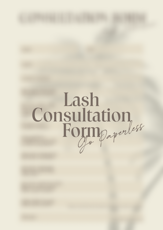 Lash Digital Consultation Form