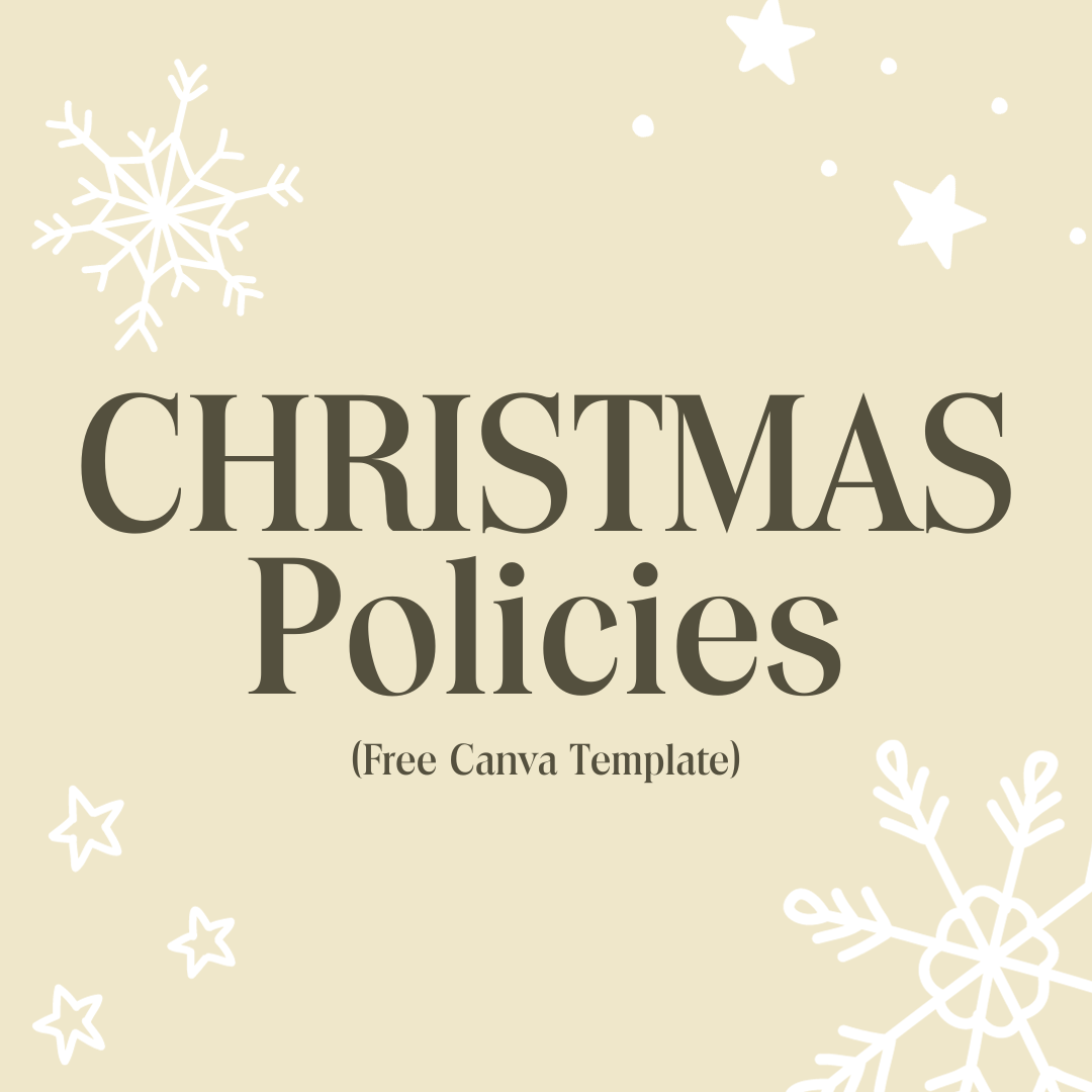 Christmas Policy Template
